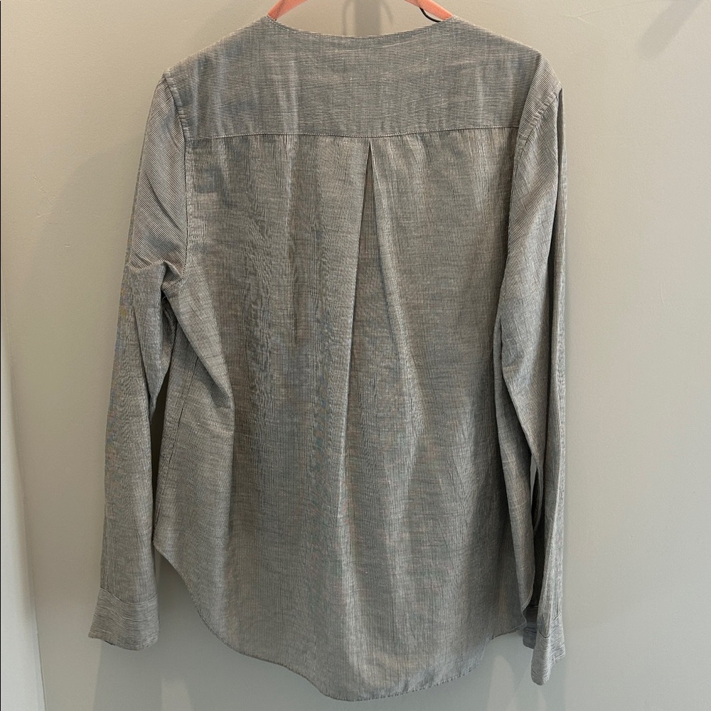 rag & bone Silver Wrap Blouse - Picture 2 of 2